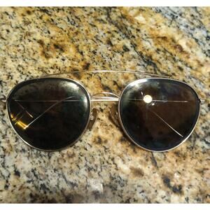 Sama Eyeglasses Sunglasses Frame 57-19-140 Titanium Gold Full Rim